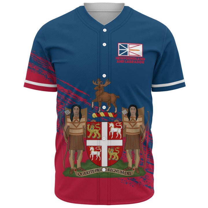 Newfoundland & Labrador Baseball Shirt Pride Of The Provinces