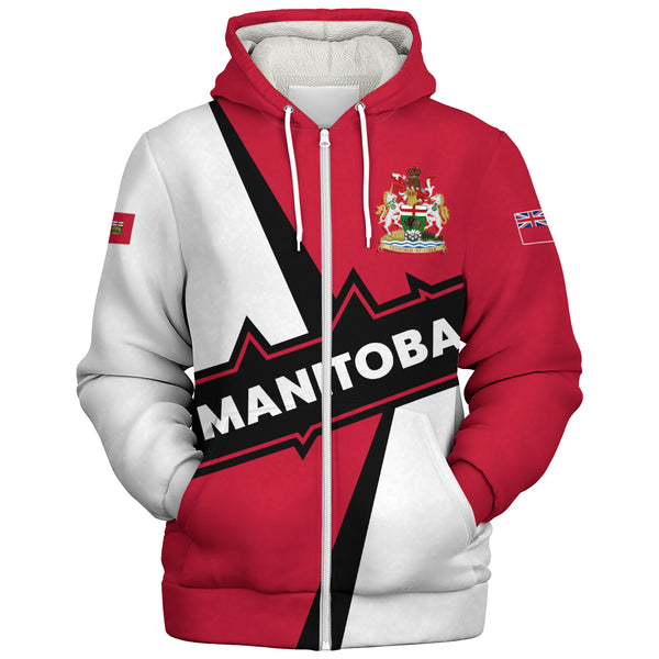 Manitoba Sherpa Hoodie Loyal True North Provincial Style