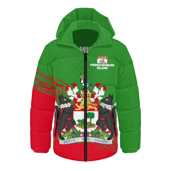 Prince Edward Island Hooded Padded Jacket Pride Of The Provinces