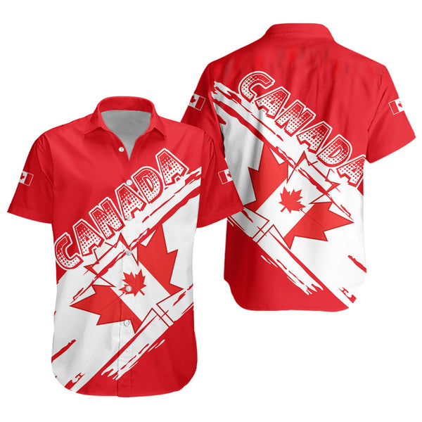 Canada Short Sleeve Shirt Canada Pride Diagonal