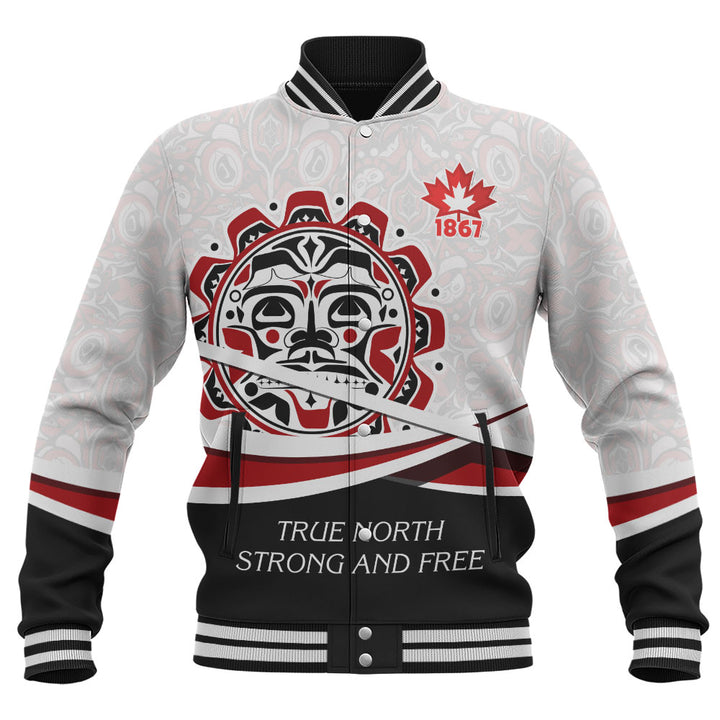 Canada Baseball Jacket Canada Sun Spirit 1867 True North Heritage