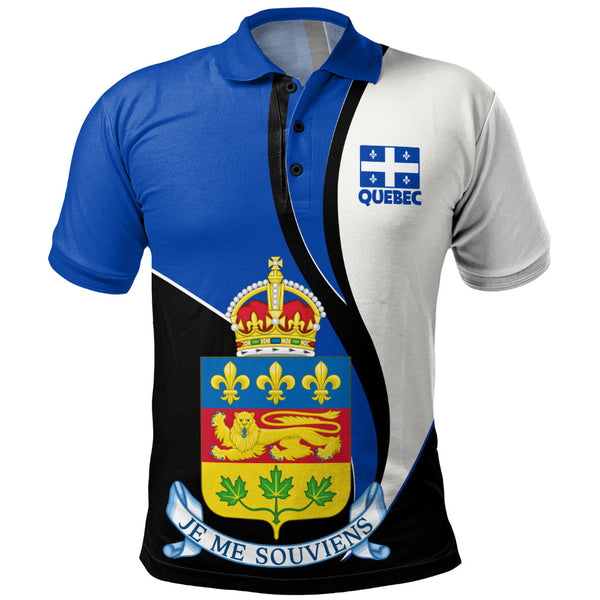 Quebec Polo Shirt Heritage Pride Of The North