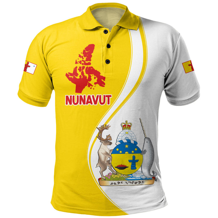 Nunavut Polo Shirt Canada Territories Pride