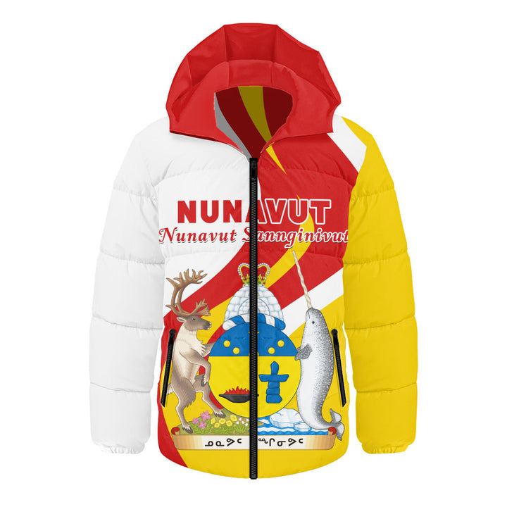 Nunavut Hooded Padded Jacket Crest Of Identity