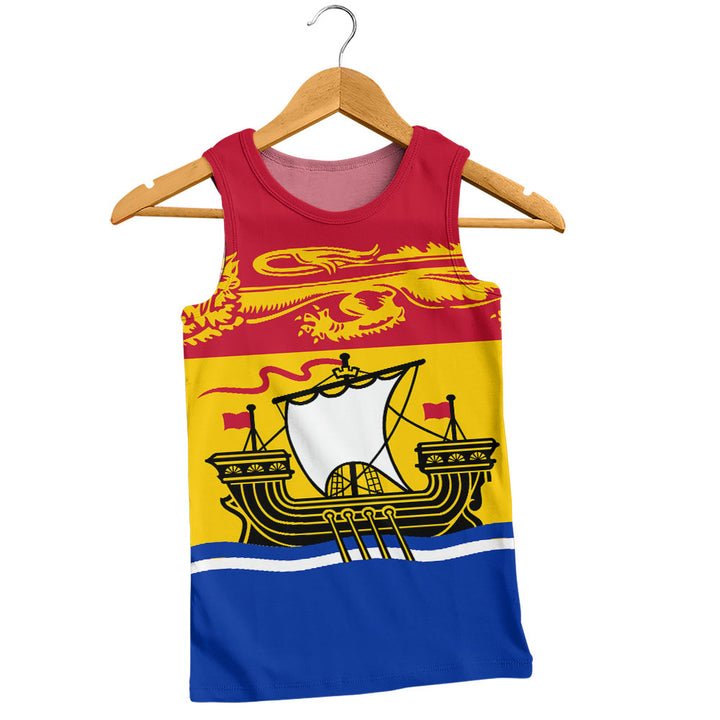 New Brunswick Tank Top Flag Minimalist Pride Style