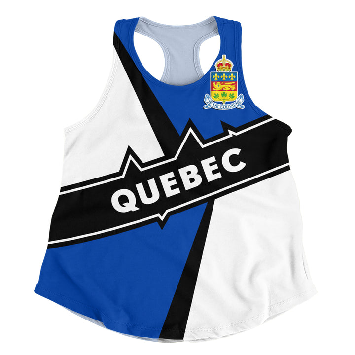 Quebec Women Tank Loyal True North Provincial Style