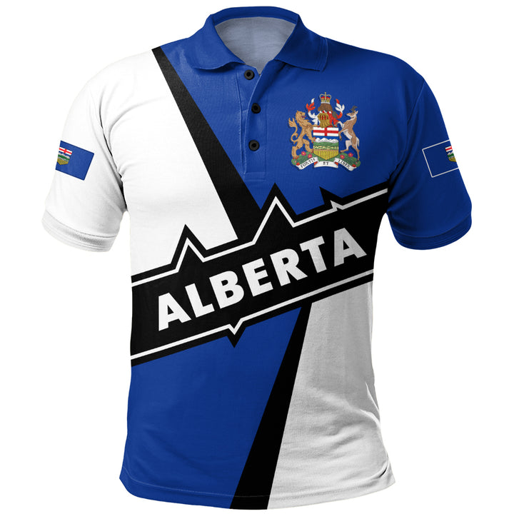 Alberta Polo Shirt Loyal True North Provincial Style