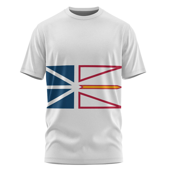Newfoundland & Labrador T-Shirt Flag Minimalist Pride Style