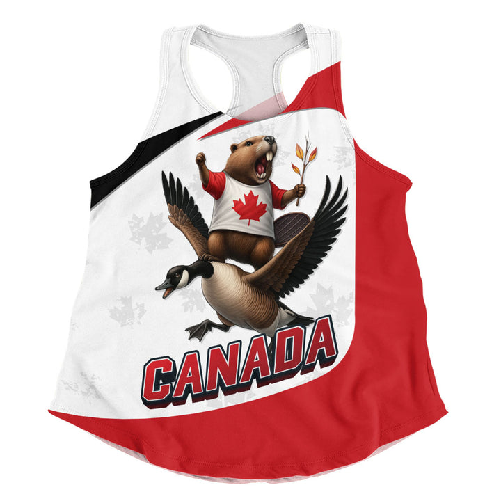 Canada Women Tank Strong & Free Flight