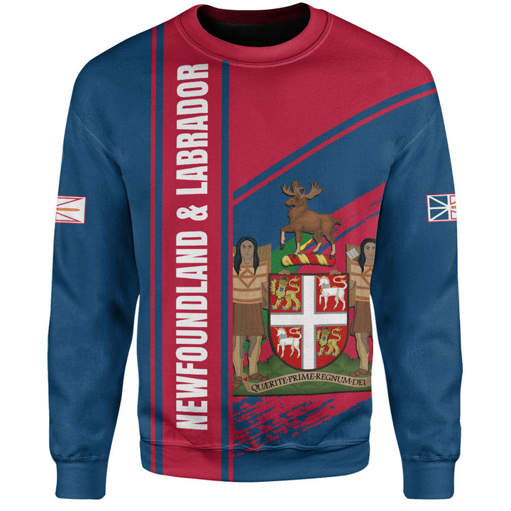 Newfoundland & Labrador Sweatshirt Heritage Strength Crest