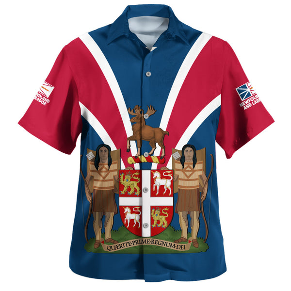 Newfoundland & Labrador Bowling Shirt Proud Provinces Collection