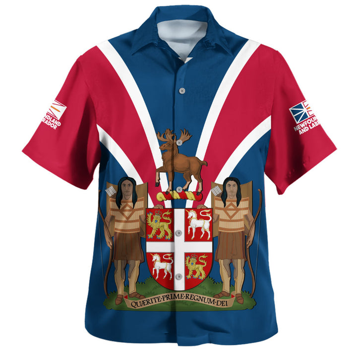 Newfoundland & Labrador Bowling Shirt Proud Provinces Collection