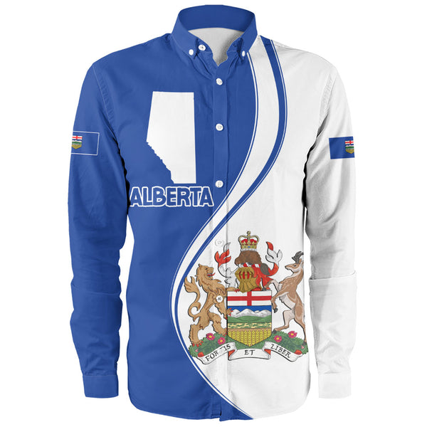 Alberta Long Sleeve Shirt Canada Territories Pride