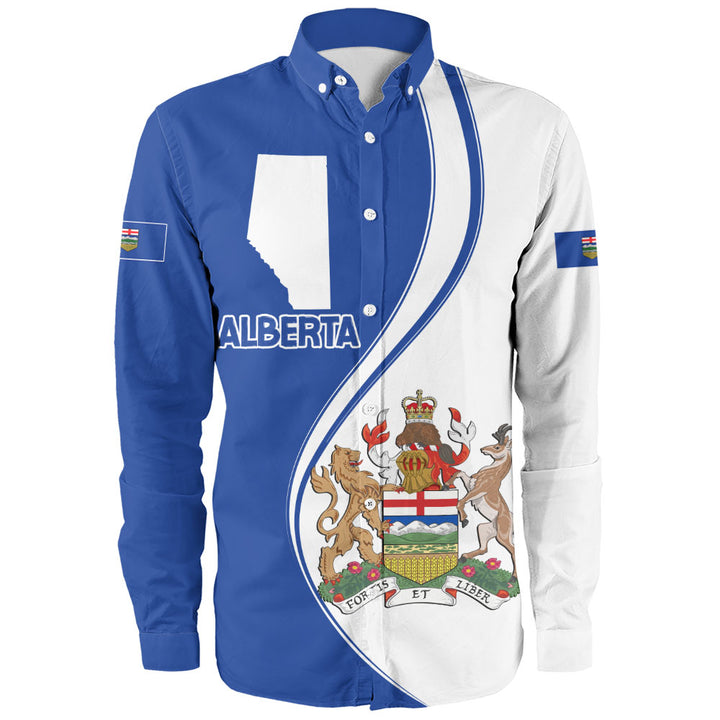Alberta Long Sleeve Shirt Canada Territories Pride