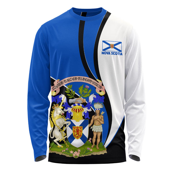 Nova Scotia Long Sleeve T-Shirt Heritage Pride Of The North