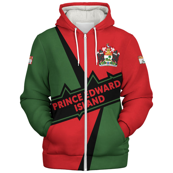 Prince Edward Island Sherpa Hoodie Loyal True North Provincial Style