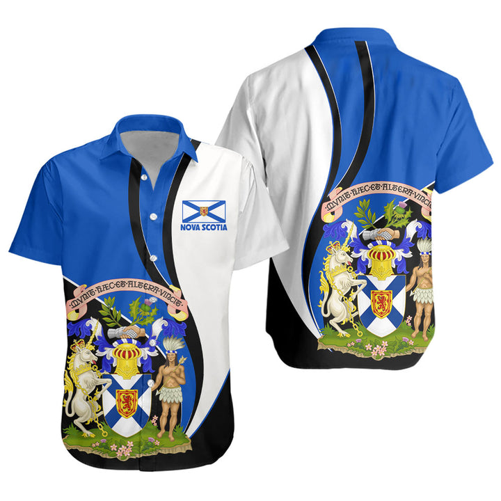 Nova Scotia Short Sleeve Shirt Heritage Pride Of The North