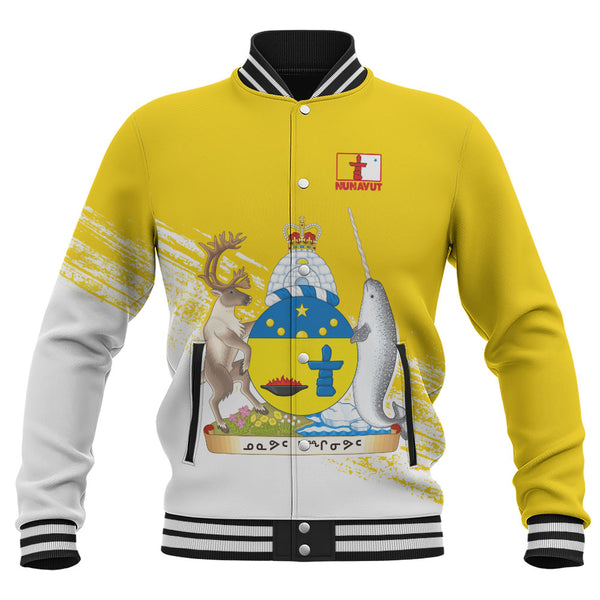 Nunavut Baseball Jacket Pride Of The Provinces