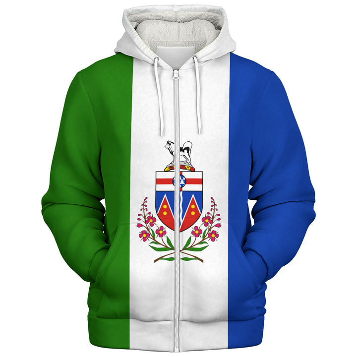 Yukon Sherpa Hoodie Flag Minimalist Pride Style