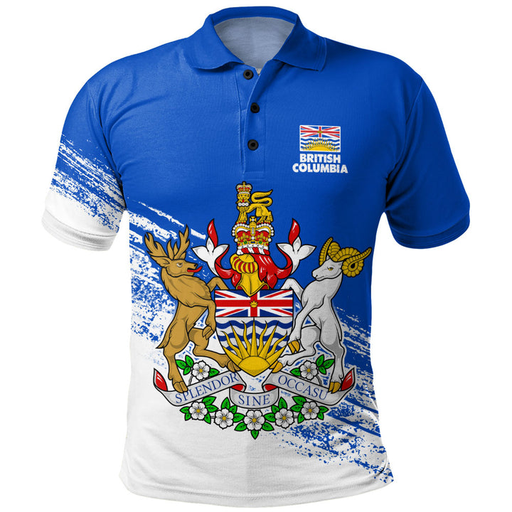 British Columbia Polo Shirt Pride Of The Provinces