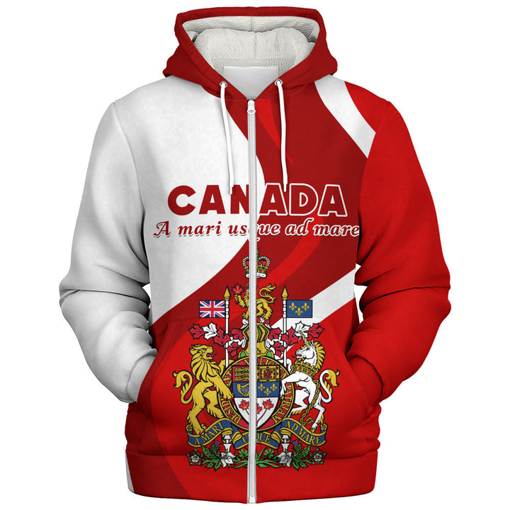 Canada Sherpa Hoodie Crest Of Identity