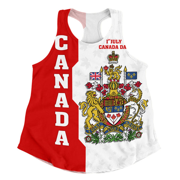 Canada Women Tank Canada Day Heritage Coat Of Arms Edition