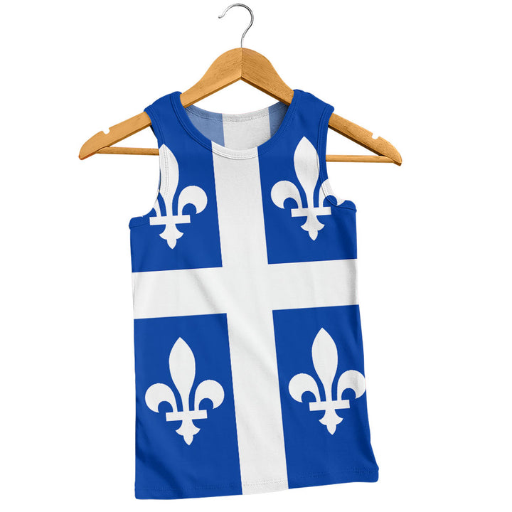 Quebec Tank Top Flag Minimalist Pride Style