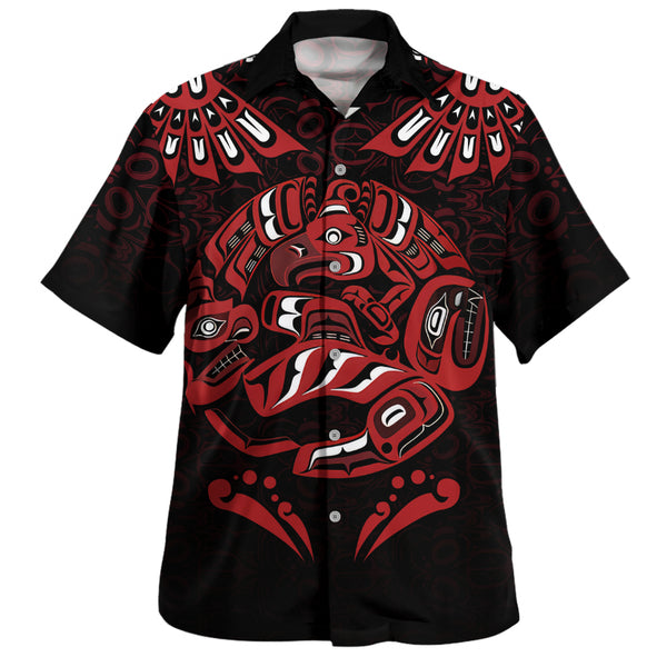 Canada Bowling Shirt Haida Echo Of The Ancients