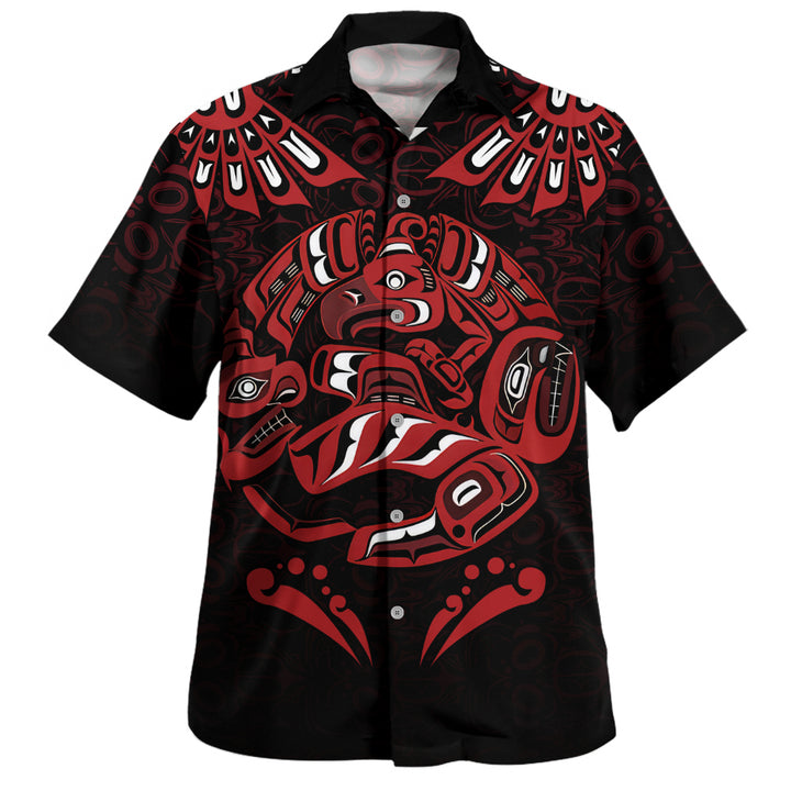 Canada Bowling Shirt Haida Echo Of The Ancients