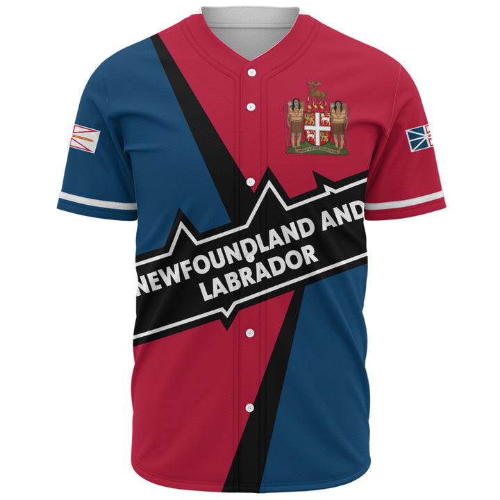 Newfoundland & Labrador Baseball Shirt Loyal True North Provincial Style