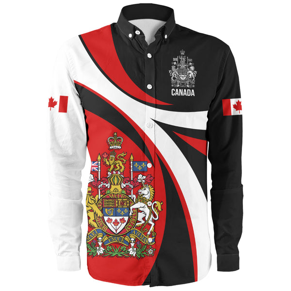Canada Long Sleeve Shirt Heritage Pride And Power Crest