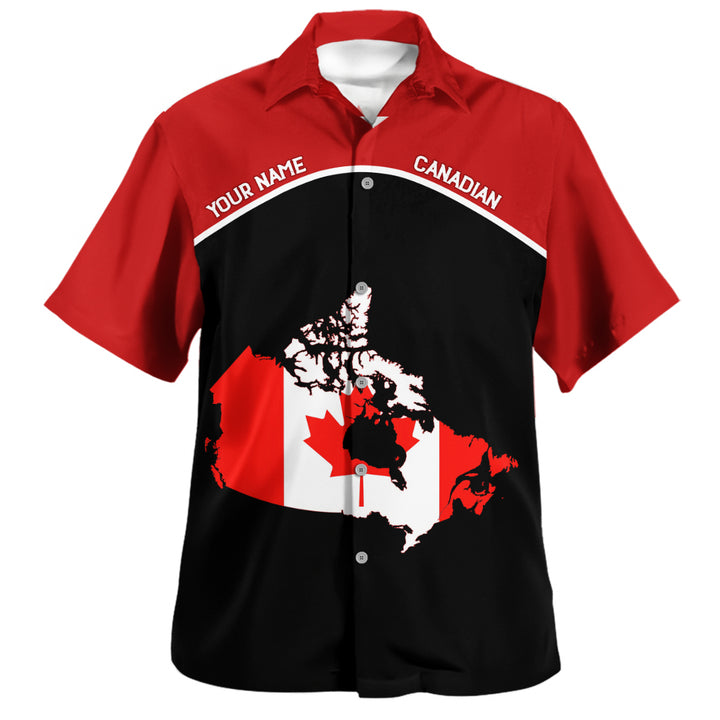 Canada Bowling Shirt Red North Classic Canadian Heritage Wear