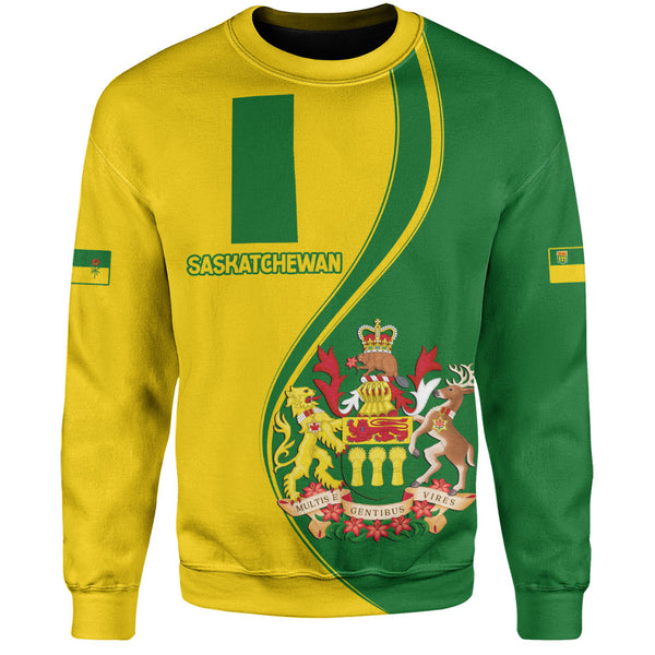 Saskatchewan Sweatshirt Canada Territories Pride