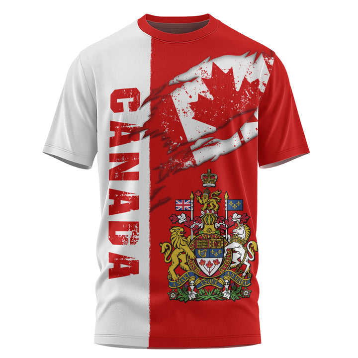 Canada T-Shirt Clawed Flag True North Strong
