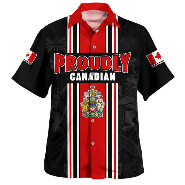 Canada Bowling Shirt Proud Heritage Crest Edition