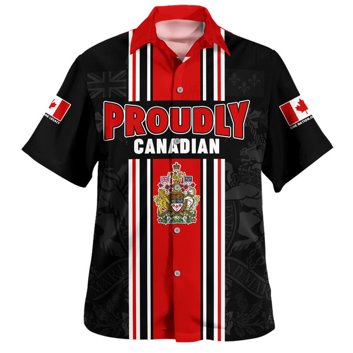 Canada Bowling Shirt Proud Heritage Crest Edition