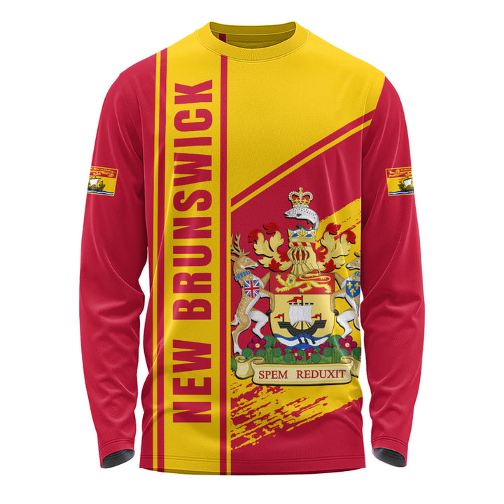 New Brunswick Long Sleeve T-Shirt Heritage Strength Crest