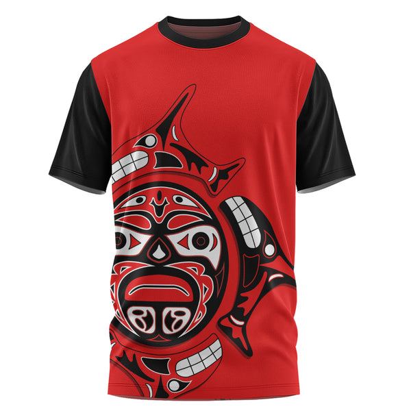 Canada T-Shirt Echoes Of The Sun Indigenous Pride