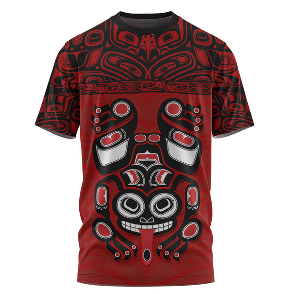 Canada T-Shirt Haida Frog Guardian Tribal Power