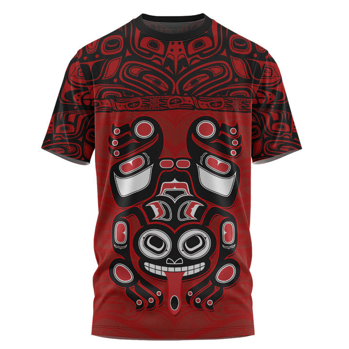 Canada T-Shirt Haida Frog Guardian Tribal Power