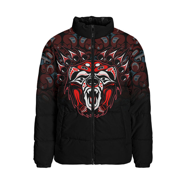Canada Padded Jacket Tribal Bear Awakening
