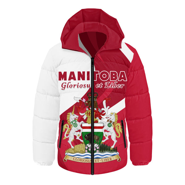 Manitoba Hooded Padded Jacket Crest Of Identity