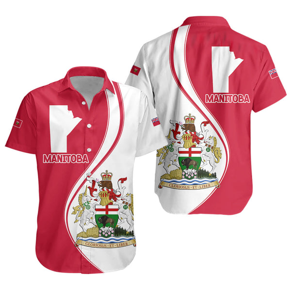 Manitoba Short Sleeve Shirt Canada Territories Pride