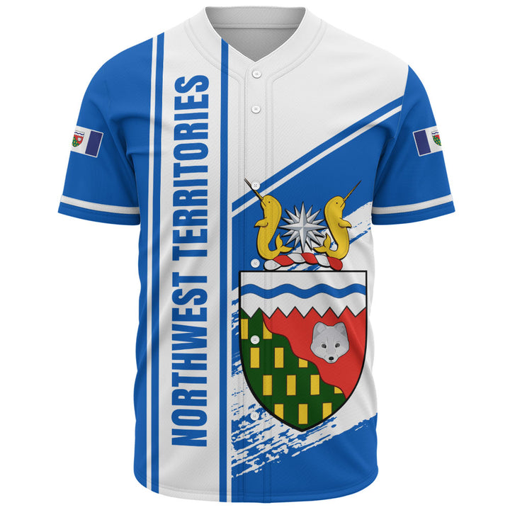 Northwest Territories Baseball Shirt Heritage Strength Crest