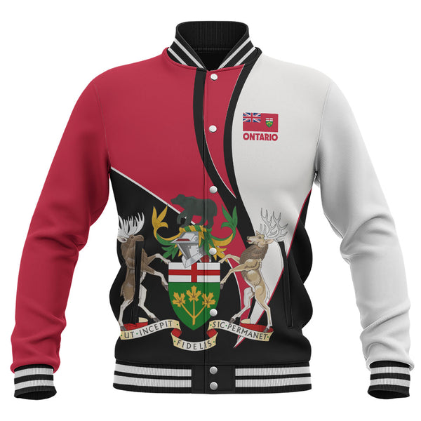 Ontario Baseball Jacket Heritage Pride Of The North