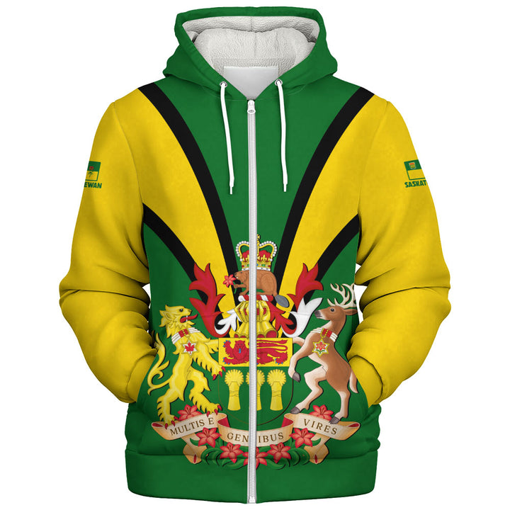 Saskatchewan Sherpa Hoodie Proud Provinces Collection
