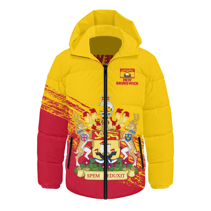 New Brunswick Hooded Padded Jacket Pride Of The Provinces