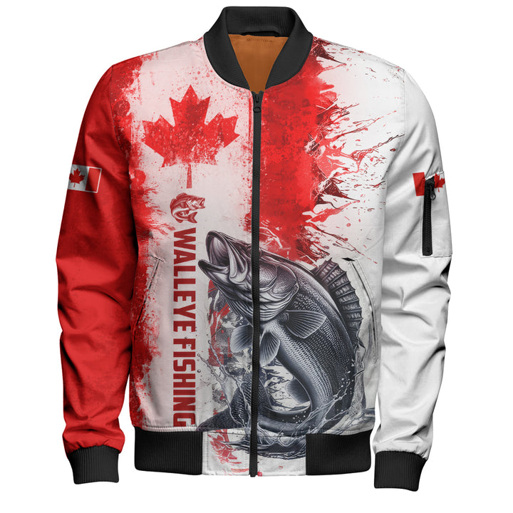 Canada Bomber Jacket Canada Maple Hook And Splash