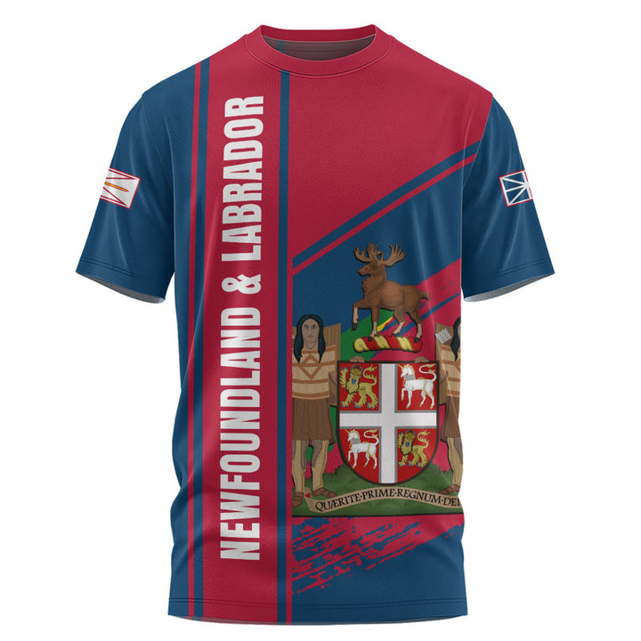 Newfoundland & Labrador T-Shirt Heritage Strength Crest