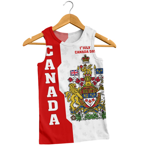 Canada Tank Top Canada Day Heritage Coat Of Arms Edition
